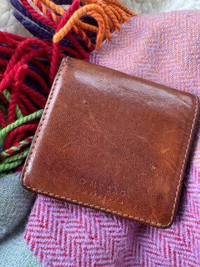 O My Bag Amsterdam Cognac Leather Wallet